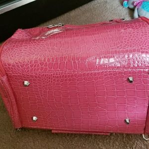 Adorable pink doggie purse